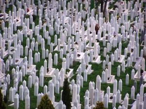 Graves in Bosnia. Photo by NeonMan on flickr.